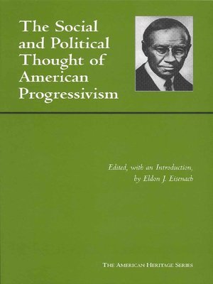 cover image of Social and Political Thought of American Progressivism